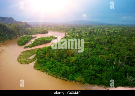 Rio Napo, Ecuador, America Latina Foto Stock