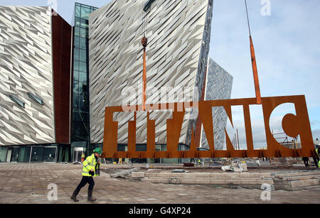 Titanic Belfast attrazione turistica Foto Stock