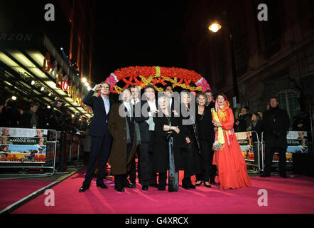 Il Best Exotic Marigold Hotel Premiere - Londra Foto Stock
