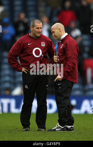 Il Rugby - RBS 6 Nazioni Campionato 2012 - Scozia v Inghilterra - Murrayfield Foto Stock