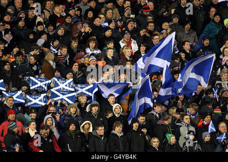 Il Rugby - RBS 6 Nazioni Campionato 2012 - Scozia v Inghilterra - Murrayfield Foto Stock