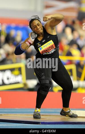 Atletica - Aviva Indoor UK Prove e campionati - Giorno 1 - Istituto Italiano di Sport Foto Stock