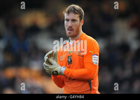 Calcio - Npower Football League 2 - Port vale / Plymouth Argyle - vale Park. Jake Cole, portiere di Plymouth Argyle Foto Stock
