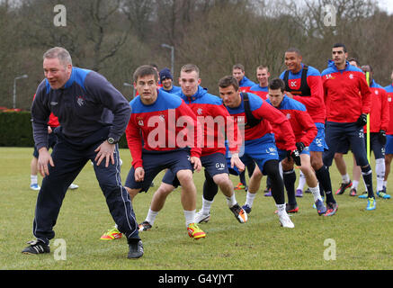 Calcio - Clydesdale Bank Premier League Scozzese - Rangers v Kilmarnock - Rangers Formazione - Murray Park Foto Stock