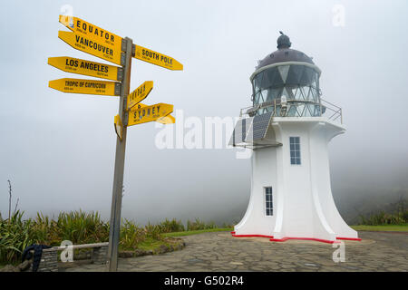 Nuova Zelanda Northland e Cape Reinga, Faro di Cape Reinga Foto Stock