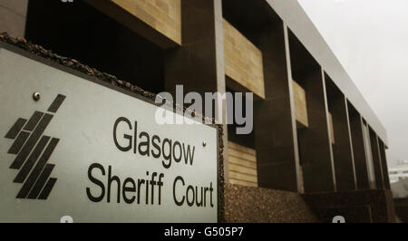 Glasgow Sheriff Court. Vista generale del Glasgow Sheriff Court Foto Stock