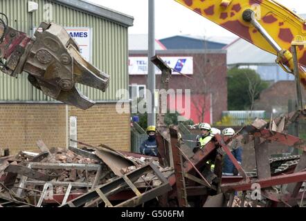 Incidente operai Hull Foto Stock