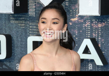 9 maggio 2016 - Lana Condor frequentando "X-Men Apocalypse' globale di screening della ventola al BFI Imax a Londra, Regno Unito. Foto Stock