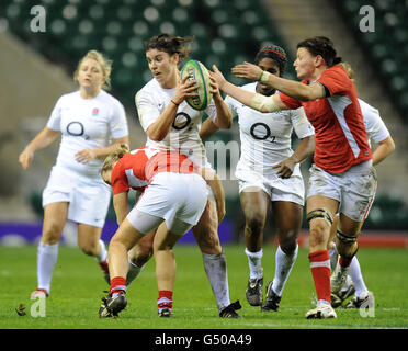 Rugby Union - Donne RBS 6 Nazioni Campionato 2012 - Inghilterra e Galles - Twickenham Foto Stock