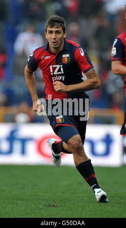 Calcio - Serie a - Genova v Lecce - comune Luigi Ferraris. Pratto, Genova Foto Stock