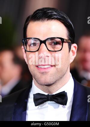 Zachary Quinto arriva all'84th Annual Academy Awards, tenuto presso il Kodak Theatre di Los Angeles, CA, USA il 26 febbraio 2012. () Foto Stock
