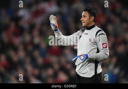 Calcio - International friendly - Gary Speed Memorial Match - Galles / Costa Rica - Cardiff City Stadium. Keylor Navas, Costa Rica Foto Stock