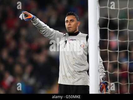 Calcio - International friendly - Gary Speed Memorial Match - Galles / Costa Rica - Cardiff City Stadium. Keylor Navas, Costa Rica Foto Stock