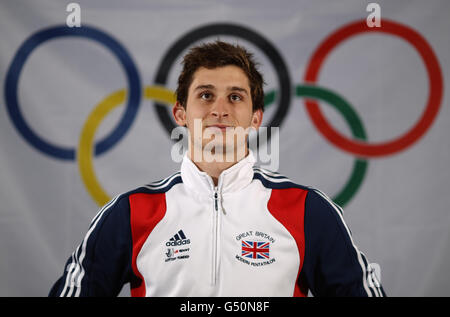 Pentathlon - Team GB Media Day - Università di Bath corsi sportivi Village Foto Stock