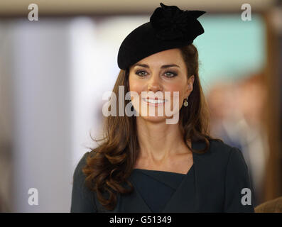 Royal visita a Leicester Foto Stock