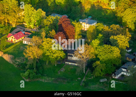 Vista aerea, Plau resort, Stuer, Meclemburgo Lake District, Meclemburgo Lake District, Meclemburgo Lake District, Germania,l'Europa Foto Stock