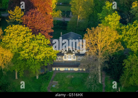 Vista aerea, Plau resort, Stuer, Meclemburgo Lake District, Meclemburgo Lake District, Meclemburgo Lake District, Germania,l'Europa Foto Stock