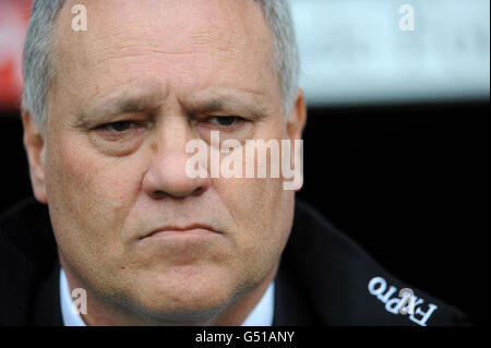 Calcio - Barclays Premier League - Fulham / Swansea City - Craven Cottage. Martin Jol, direttore di Fulham, durante la partita della Barclays Premier League a Craven Cottage, Londra. Foto Stock