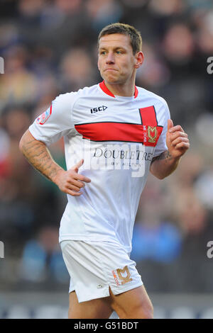 Calcio - npower Football League One - Milton Keynes Dons v Oldham Athletic - stadio:mk. Charlie MacDonald, Milton Keynes Dons Foto Stock