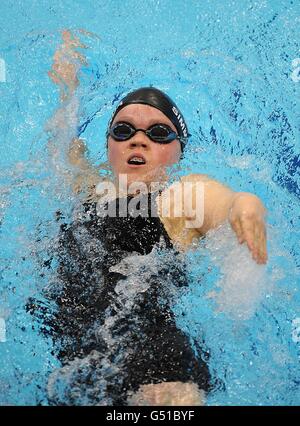 Nuoto - British gas Swimming Championships 2012 - Day Six - Aquatics Centre. Swansea Performance's Eleanor Simmonds durante il calore 2 della donna Multi Classe 200m individuale Medley Foto Stock