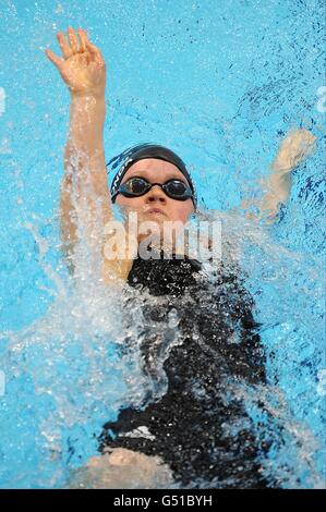 Nuoto - British gas Swimming Championships 2012 - Day Six - Aquatics Centre. Swansea Performance's Eleanor Simmonds durante il calore 2 della donna Multi Classe 200m individuale Medley Foto Stock