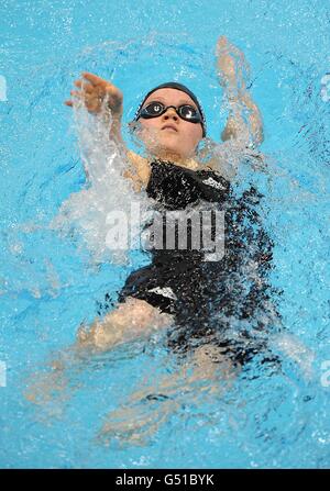 Swansea Performance's Eleanor Simmonds durante Heat 2 of the Women's. Multi Classe 200 m Medley individuale Foto Stock