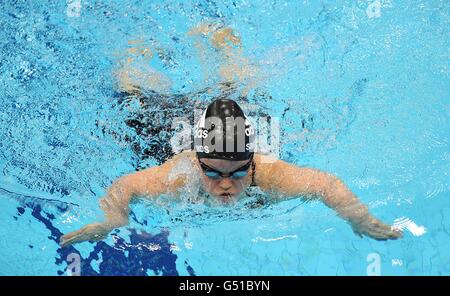 Nuoto - British gas Swimming Championships 2012 - Day Six - Aquatics Centre. Swansea Performance's Eleanor Simmonds durante il calore 2 della donna Multi Classe 200m individuale Medley Foto Stock