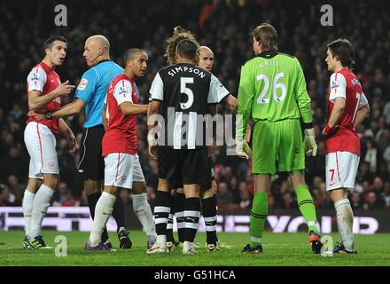 Calcio - Barclays Premier League - Arsenal v Newcastle United - Emirates Stadium Foto Stock