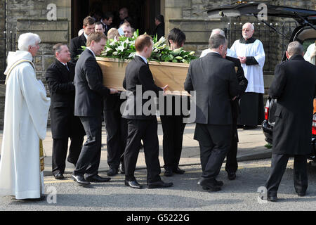 Christopher McManus funerale Foto Stock