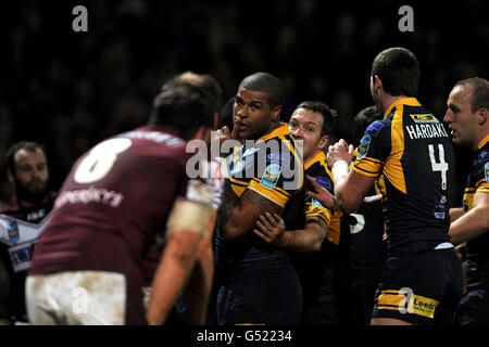 Rugby League - Il 2012 Heinz zuppa di Big World Cup Challenge - Leeds rinoceronti v Manly aquile di mare - Headingley Carnegie Foto Stock