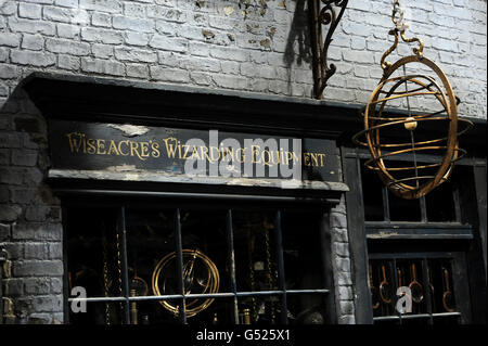 Una vista generale della nuova attrazione 'The Making of Harry Potter' presso gli studi Warner Brothers a Leavesden, Hertfordshire. Foto Stock