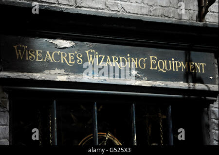 Una vista generale della nuova attrazione 'The Making of Harry Potter' presso gli studi Warner Brothers a Leavesden, Hertfordshire. Foto Stock