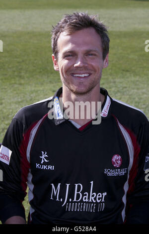 Cricket - 2012 Somerset Photocall - County Ground. James Hildreth, Somerset County Cricket Club Foto Stock