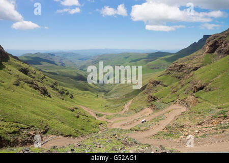 Sud Africa, KwaZulu-Natal, Sani Pass, Sani Pass Foto Stock