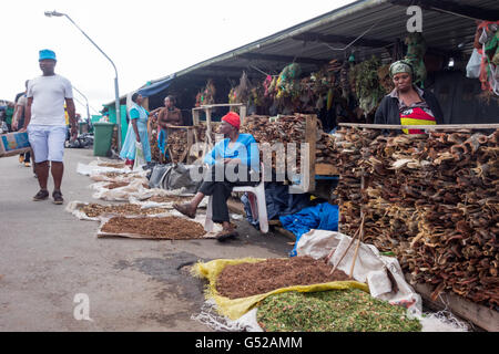 Sud Africa, KwaZulu-Natal, Berea, meraviglioso mercato Warwick a Durban Foto Stock