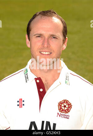 Cricket - 2012 Northamptonshire Photocall - County Ground. Lee Daggett del Northamptonshire Foto Stock