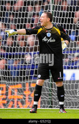 Calcio - Barclays Premier League - Bolton Wanderers / Queens Park Rangers - Reebok Stadium. Paddy Kenny, portiere dei Queens Park Rangers Foto Stock