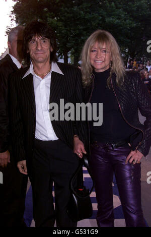 60 secondi di Ronnie Wood & moglie Foto Stock