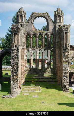 Regno Unito, Scozia, murene, Elgin, distrutto parte di Elgin Cathedral, distrutta durante la Riforma protestante, Elgin è la più grande città in Moray Foto Stock