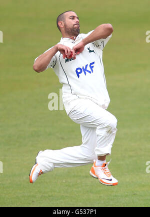 Cricket - LV= County Championship - Division One - Giorno 3 - Nottinghamshire v Worcestershire - Trent Bridge Foto Stock