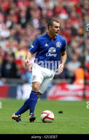 Calcio - Coppa fa - Semifinale - Liverpool v Everton - Stadio di Wembley. Darron Gibson, Everton Foto Stock