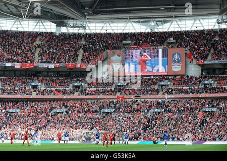 Calcio - FA Cup - Semifinale - Liverpool v Everton - Wembley Stadium Foto Stock