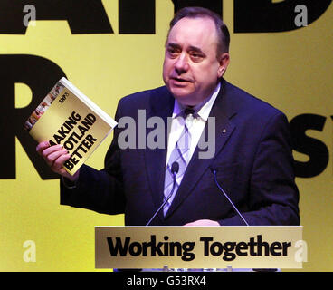 SNP manifesto lancio Foto Stock