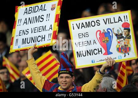 Soccer - UEFA Champions League - Semifinale - Seconda tappa - Barcellona v Chelsea - Camp Nou Stadium Foto Stock