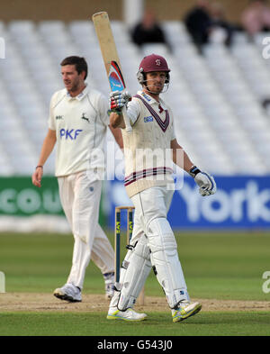 Cricket - LV= County Championship - Division One - Giorno 3 - Nottinghamshire v Somerset - Trent Bridge Foto Stock