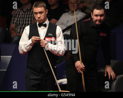 Snooker - Betfred.com World Snooker Championships - Giorno di undici - al Crucible Theatre Foto Stock