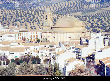 La Encarnacion chiesa. Montefrio, provincia di Granada, Andalusia. Foto Stock