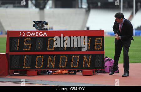 Atletica - Università britannica e collage Visa Atletica - Anteprima giorno - Stadio Olimpico Foto Stock