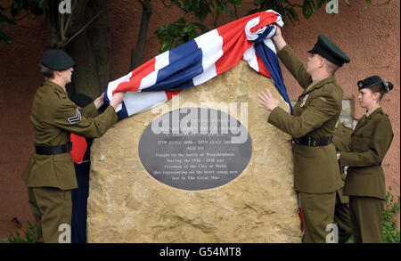 Harry Patch memorial Foto Stock