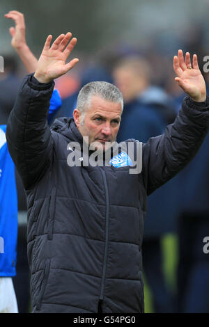 Calcio - Blue Square Premier - Playoff - Semifinale - seconda tappa - Mansfield Town v York City - One Call Stadium. Gary Mills, direttore di York City Foto Stock